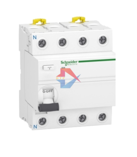Acti9 RCCB Chống rò, ilD K - 4P 30mA, 240-415V, AC Type Schneider