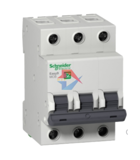 Easy9  MCB Cầu dao tự động 3P, 4.5kA, 400V, C curve Schneider