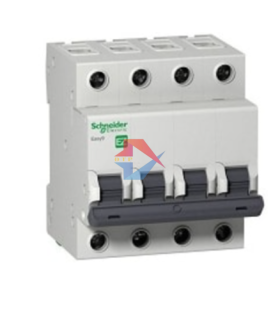 Easy9 MCB Cầu dao tự động 4P, 4.5kA, 400V, C curve Schneider