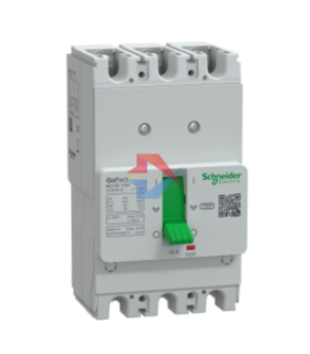 Cầu dao tự động MCCB GoPact 125F, 3P Icu=30kA @415Vac, không chỉnh định, Schneider