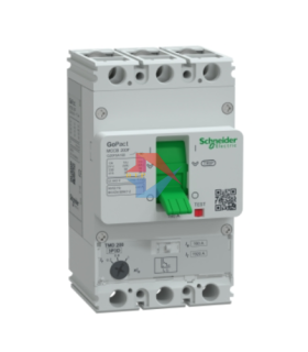 Cầu dao tự động MCCB GoPact 200F, 3P Icu=36kA @415Vac, chỉnh định 0.7-1xIn, Schneider