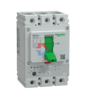 Cầu dao tự động MCCB GoPact 250F, 3P Icu=36kA @415Vac, chỉnh định 0.7-1xIn, Schneider