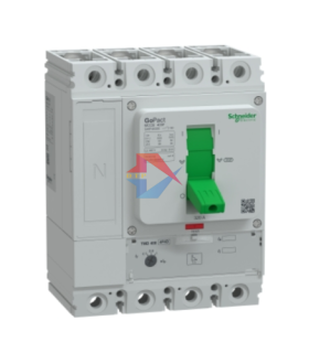 Cầu dao tự động MCCB GoPact 400F, 4P Icu=36kA @415Vac, chỉnh định 0.7-1xIn, Schneider