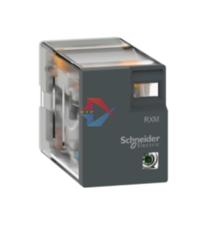 Rơ le trung gian Schneider RXM2LB2P7, 230Vac, 8 chân (có đèn)