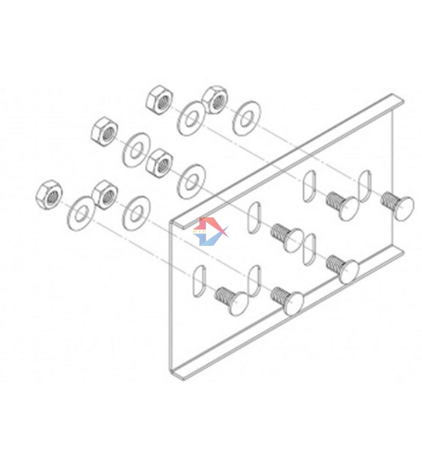 Tấm nối thẳng vào ốc vít TK