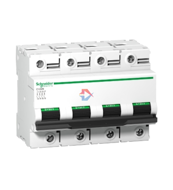 Acti9 C120N MCB Cầu dao tự động 4P, 10kA, 400V, C curve Schneider