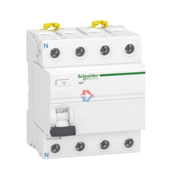 Acti9 RCCB Chống rò, ilD K - 4P 30mA, 240-415V, AC Type Schneider
