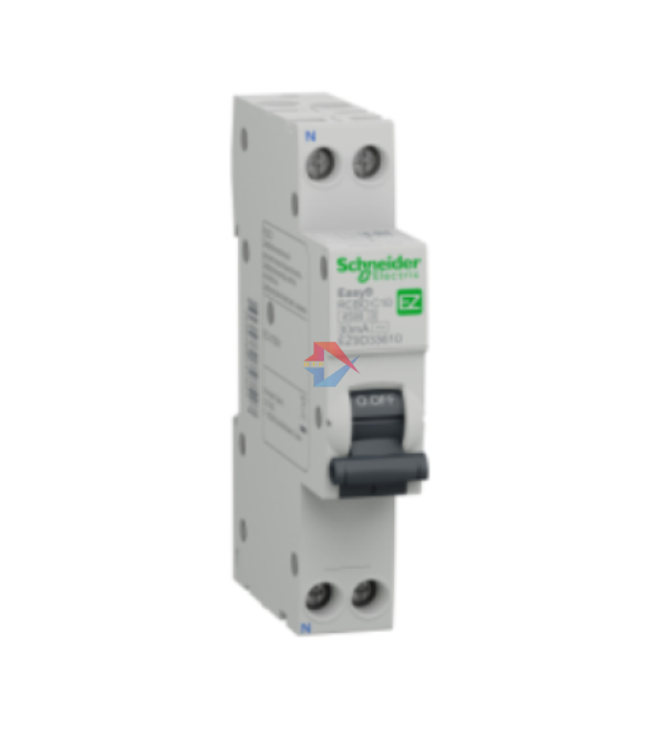 Easy9 Slim RCBO Chống giật 1P+N 4.5kA 30mA Schneider
