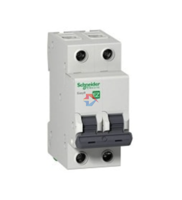 Easy9  MCB Cầu dao tự động 2P, 4.5kA, 230V, C curve Schneider