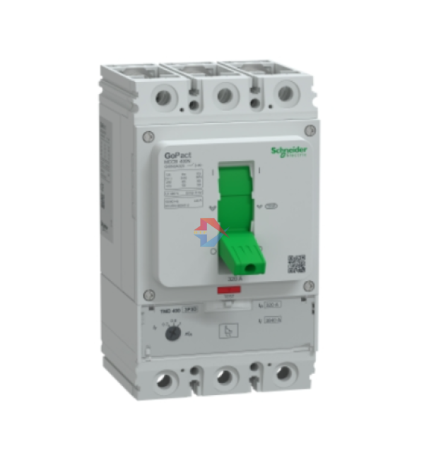 Cầu dao tự động MCCB GoPact 400N, 3P Icu=50kA @415Vac, chỉnh định 0.7-1xIn, Schneider