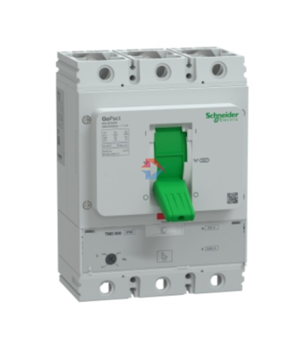 Cầu dao tự động MCCB GoPact 800H, 3P Icu=70kA @415Vac, chỉnh định 0.7-1xIn, Schneider