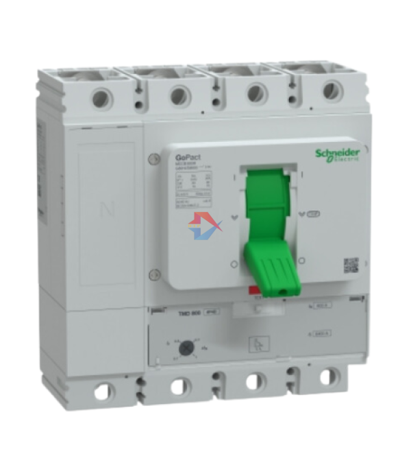 Cầu dao tự động MCCB GoPact 800H, 4P Icu=70kA @415Vac, chỉnh định 0.7-1xIn, Schneider