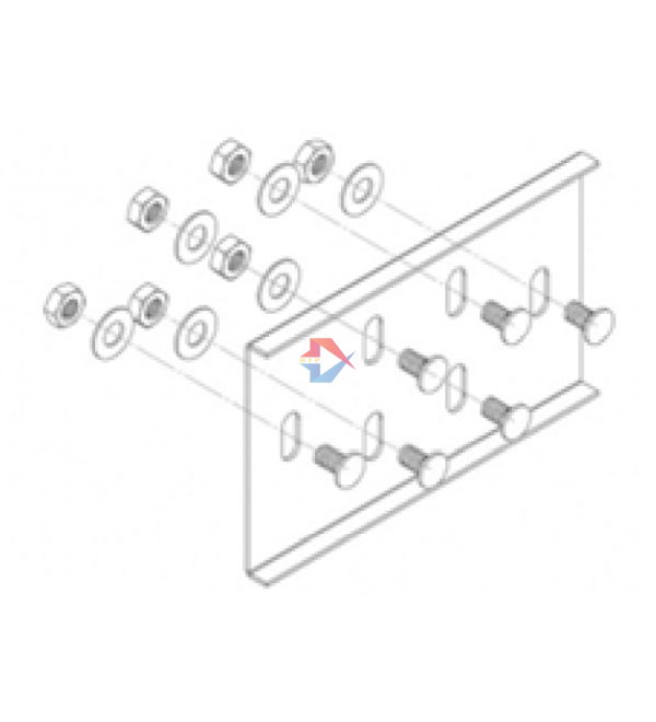 Tấm nối thẳng vào ốc vít LD
