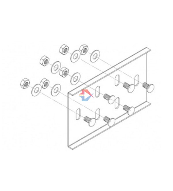 Tấm nối thẳng vào ốc vít TR